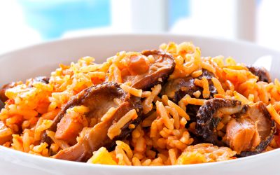 Arroz Integral com Shitake